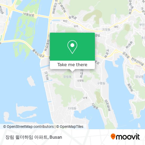 장림 윌더하임 아파트 map