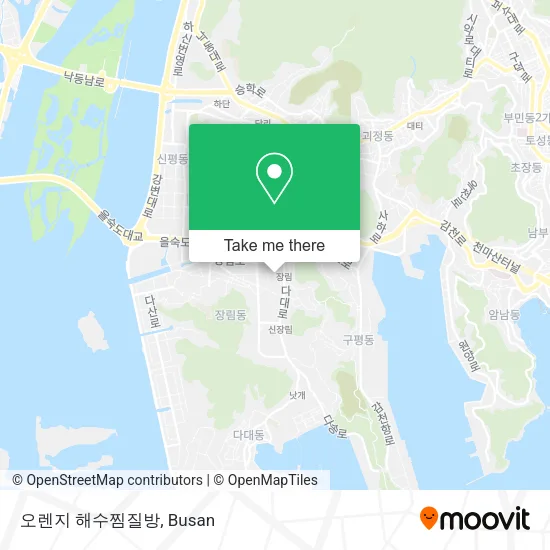 오렌지 해수찜질방 map