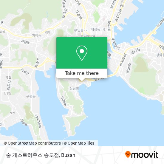 숨 게스트하우스 송도점 map