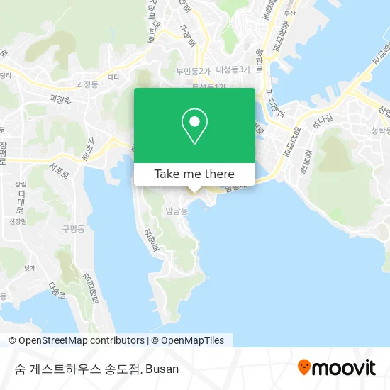 숨 게스트하우스 송도점 map