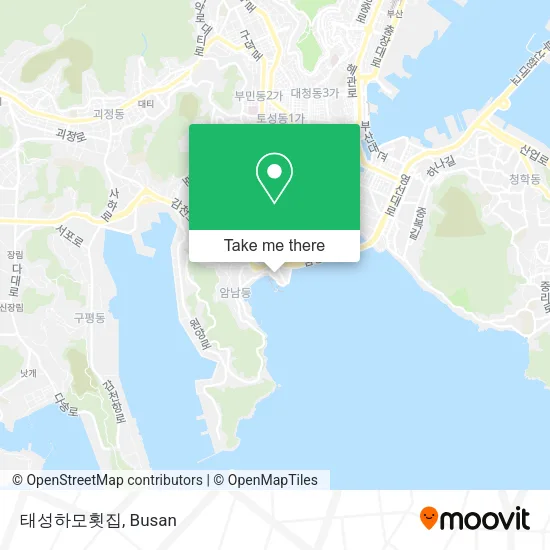 태성하모횟집 map