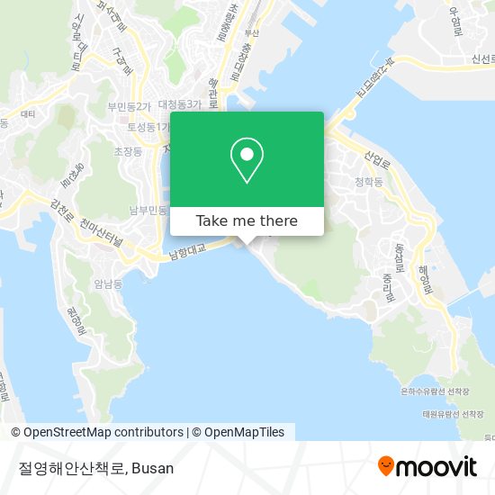 절영해안산책로 map