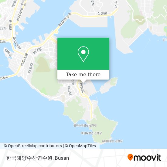 한국해양수산연수원 map