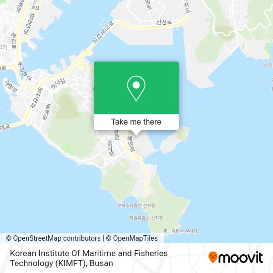 Korean Institute Of Maritime and Fisheries Technology (KIMFT) map