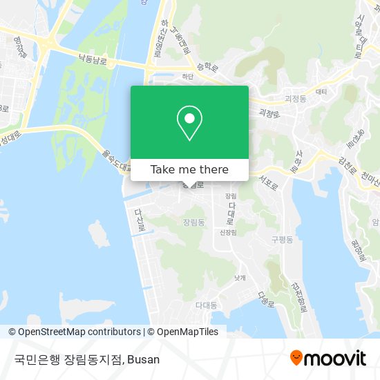 국민은행 장림동지점 map
