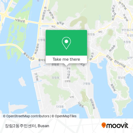 장림2동주민센터 map