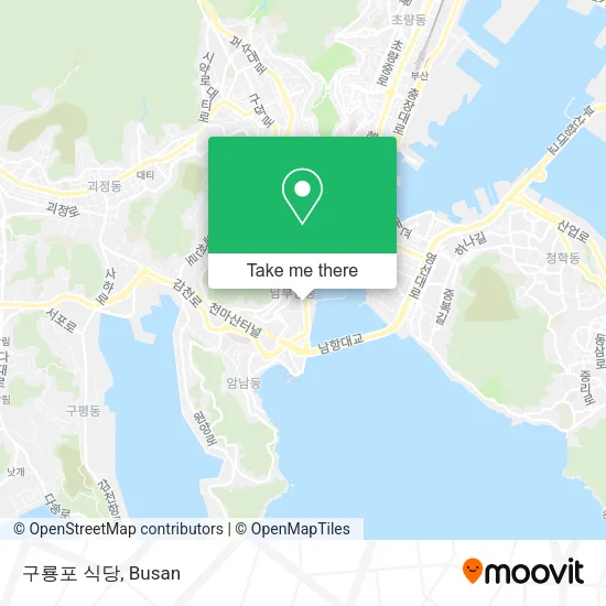 구룡포 식당 map