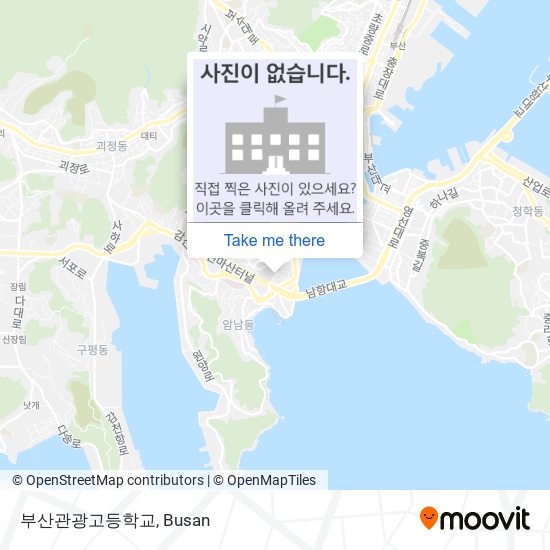 부산관광고등학교 map