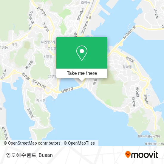 영도해수랜드 map