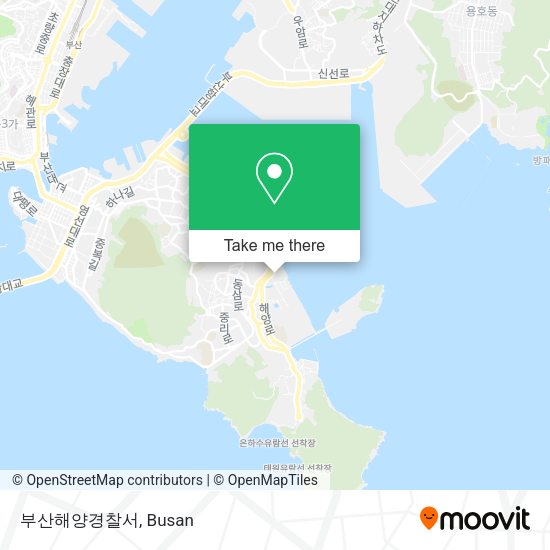 부산해양경찰서 map