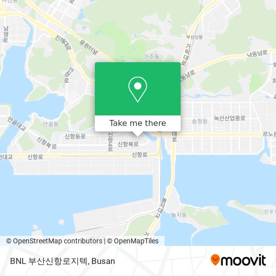 BNL 부산신항로지텍 map