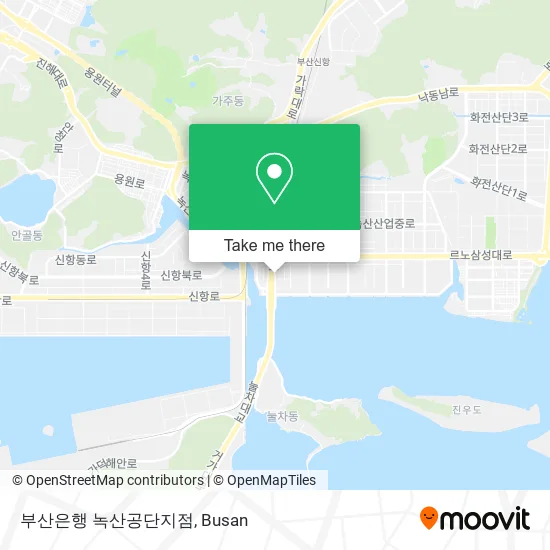 부산은행 녹산공단지점 map
