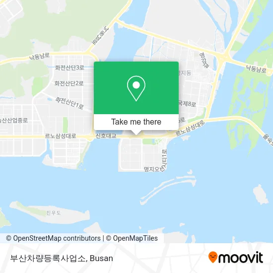 부산차량등록사업소 map