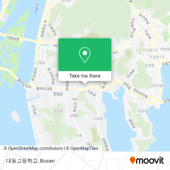 대동고등학교 map