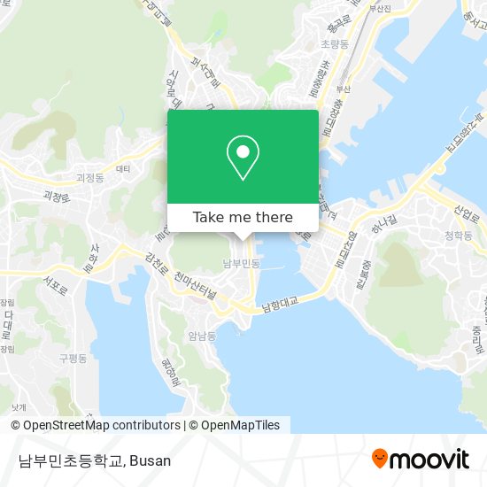 남부민초등학교 map