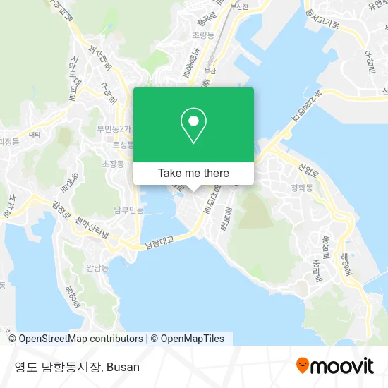 영도 남항동시장 map