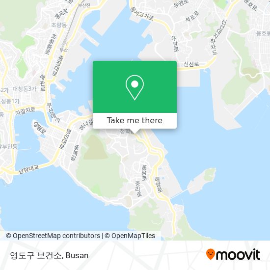 영도구 보건소 map