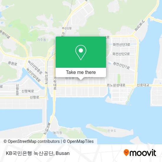 KB국민은행 녹산공단 map