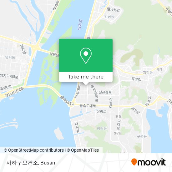 사하구보건소 map