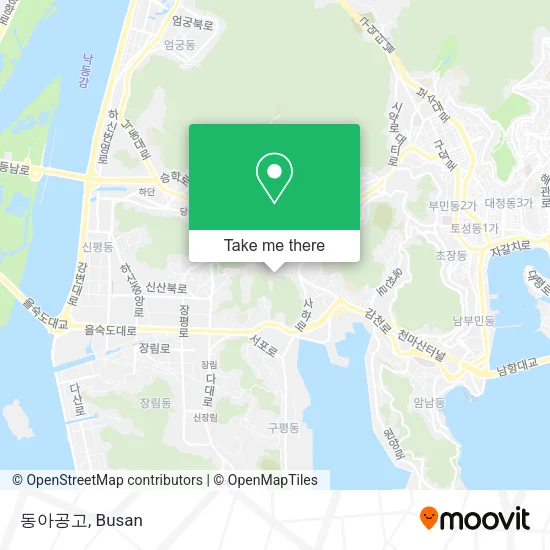 동아공고 map