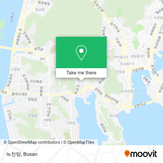 녹천탕 map