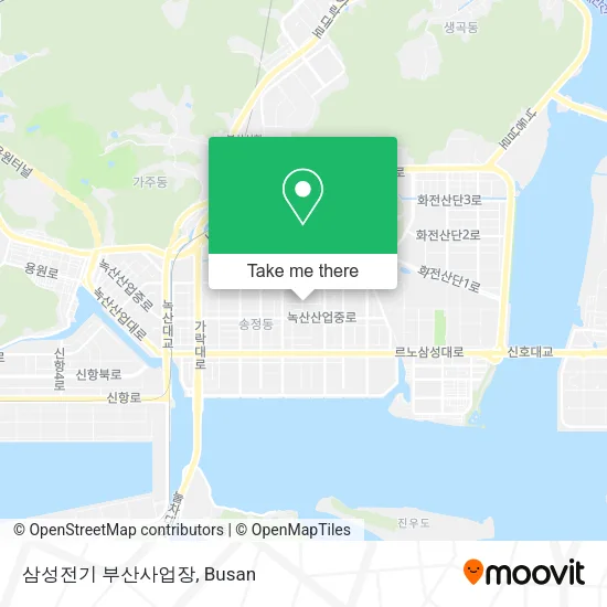 삼성전기 부산사업장 map