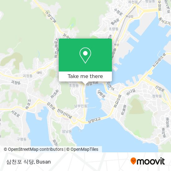 삼천포 식당 map