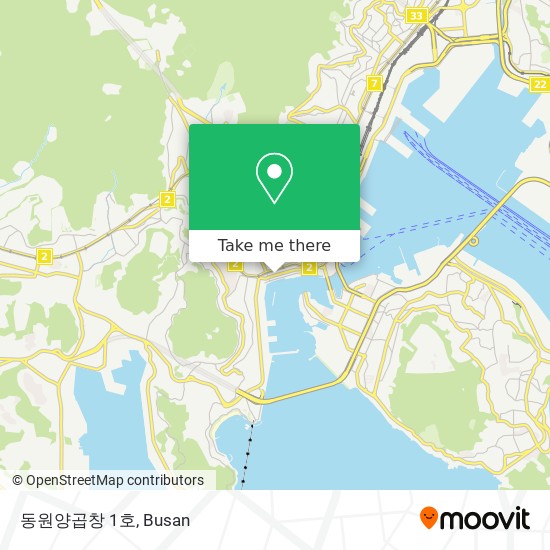 How to get to 동원양곱창 1호 in 중구 by Bus or Metro