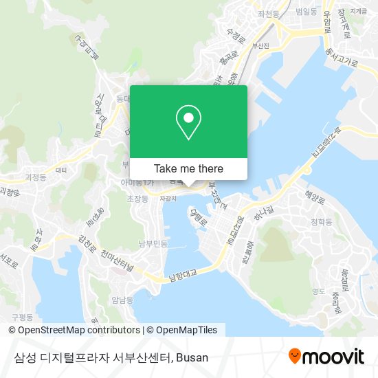 삼성 디지털프라자 서부산센터 map
