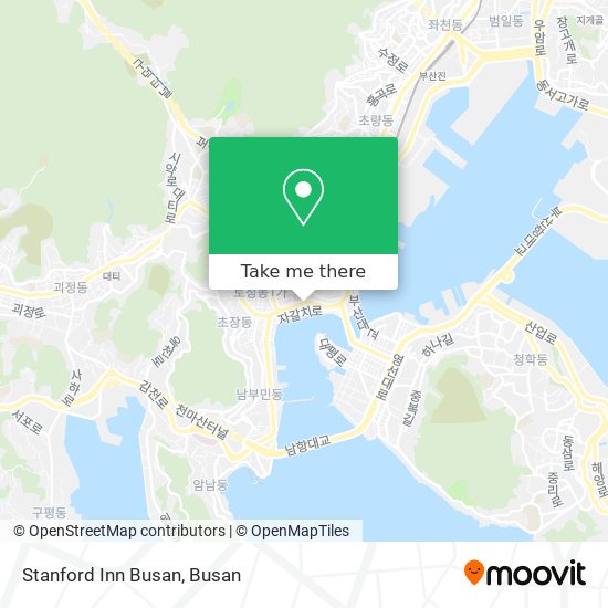 Stanford Inn Busan map