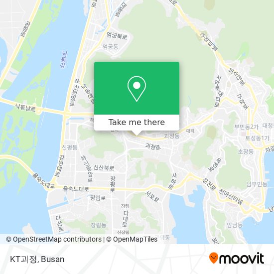KT괴정 map