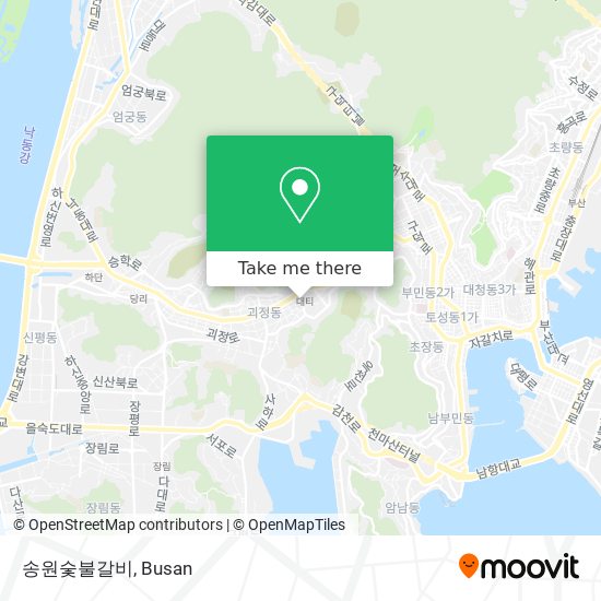 송원숯불갈비 map