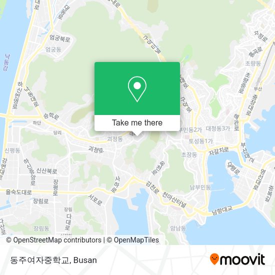 동주여자중학교 map