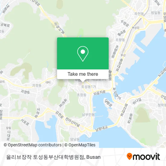 올리브장작 토성동부산대학병원점 map