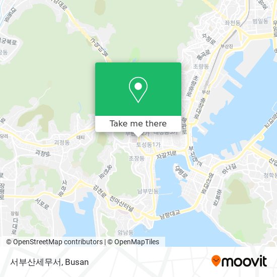 서부산세무서 map
