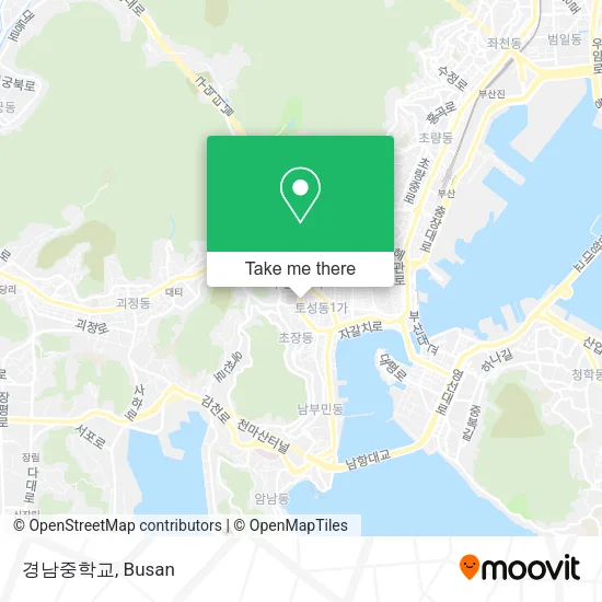 경남중학교 map