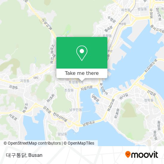 대구통닭 map