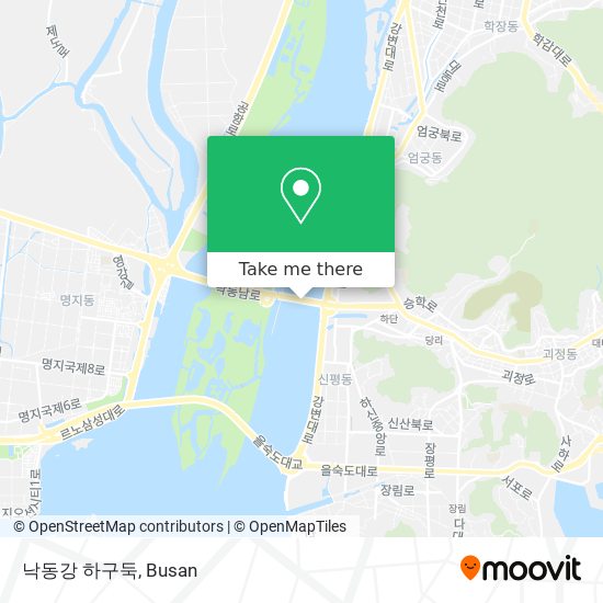 낙동강 하구둑 map