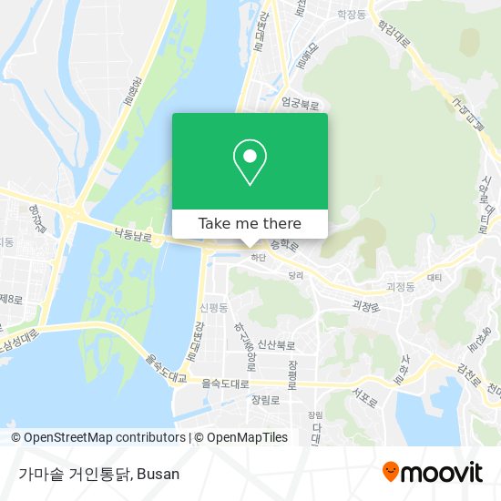 가마솥 거인통닭 map