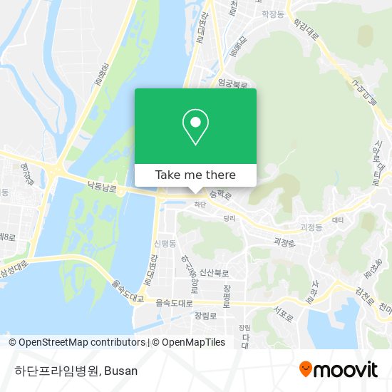 하단프라임병원 map