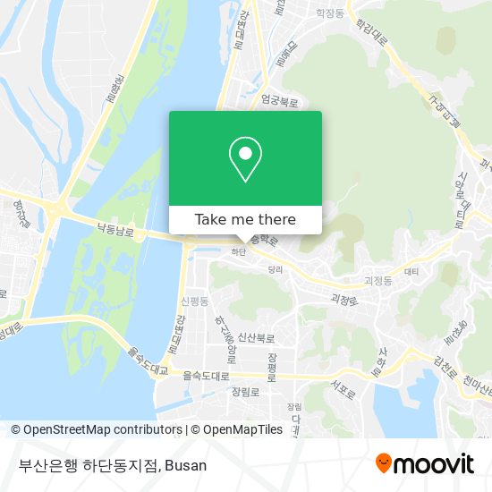 부산은행 하단동지점 map
