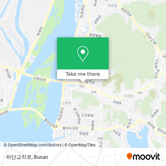 하단교차로 map