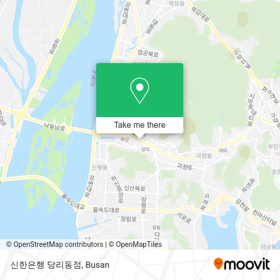 신한은행 당리동점 map