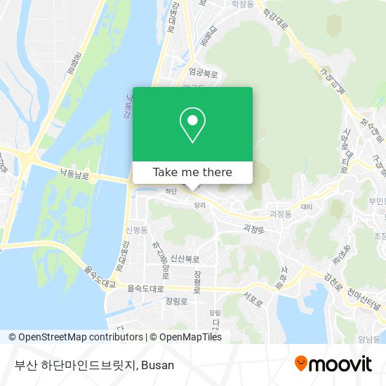 부산 하단마인드브릿지 map