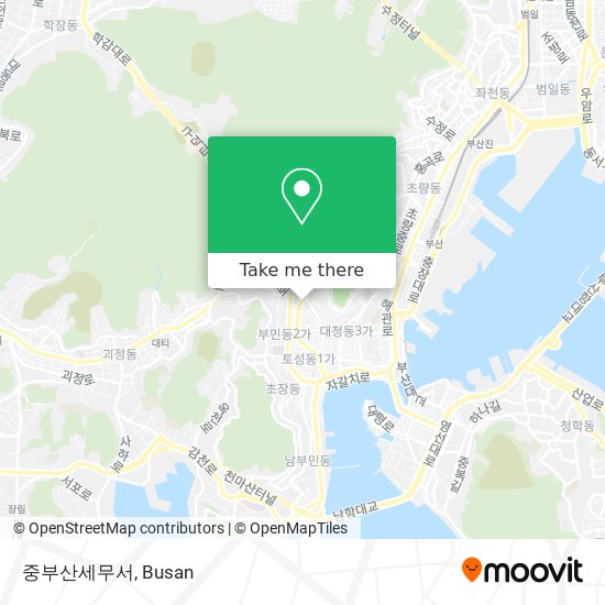 중부산세무서 map