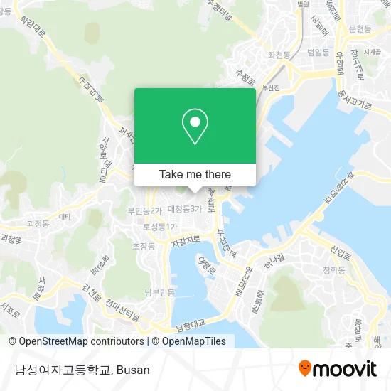 남성여자고등학교 map