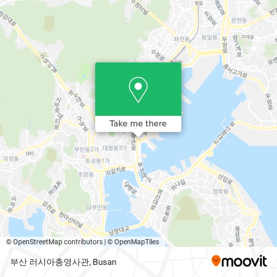부산 러시아총영사관 map