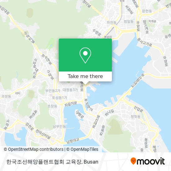 한국조선해양플랜트협회 교육장 map
