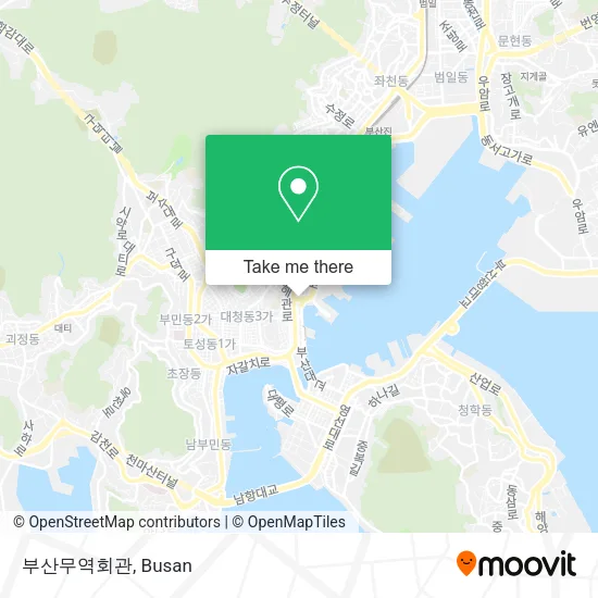 부산무역회관 map