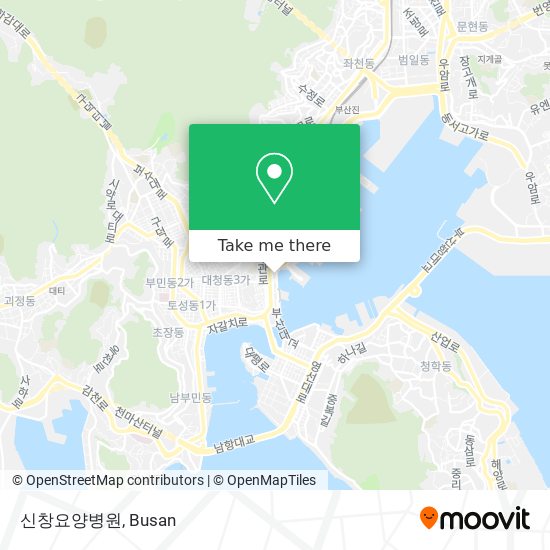 신창요양병원 map